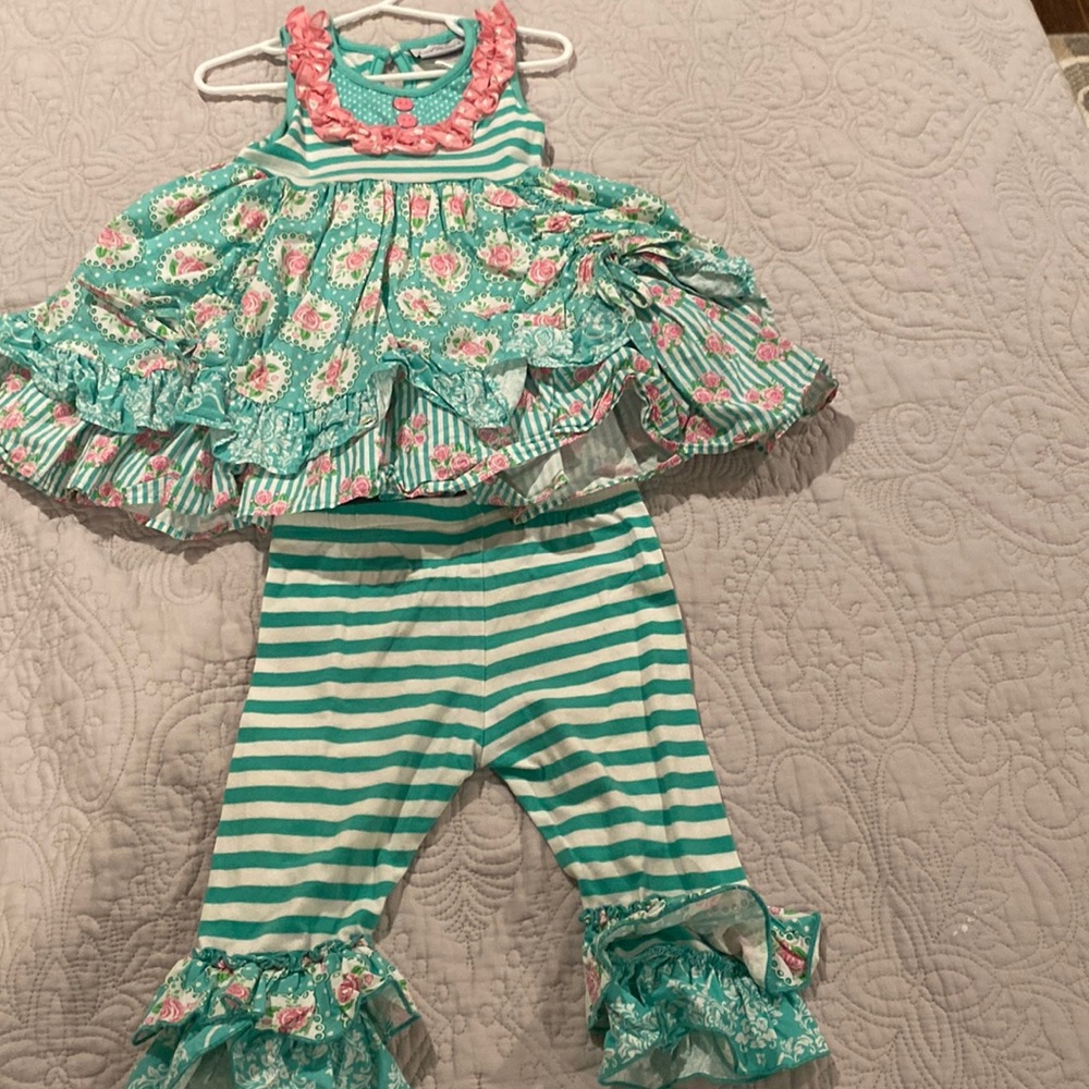 Serendipity kids dress with pants size 2T